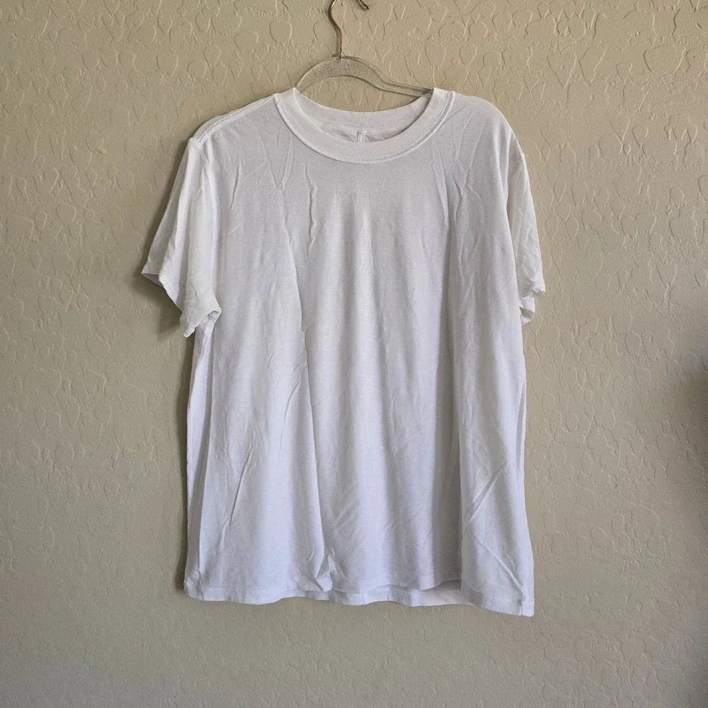 Lululemon All Yours Cotton T-shirt White Activewear Athleisure‎ Casual